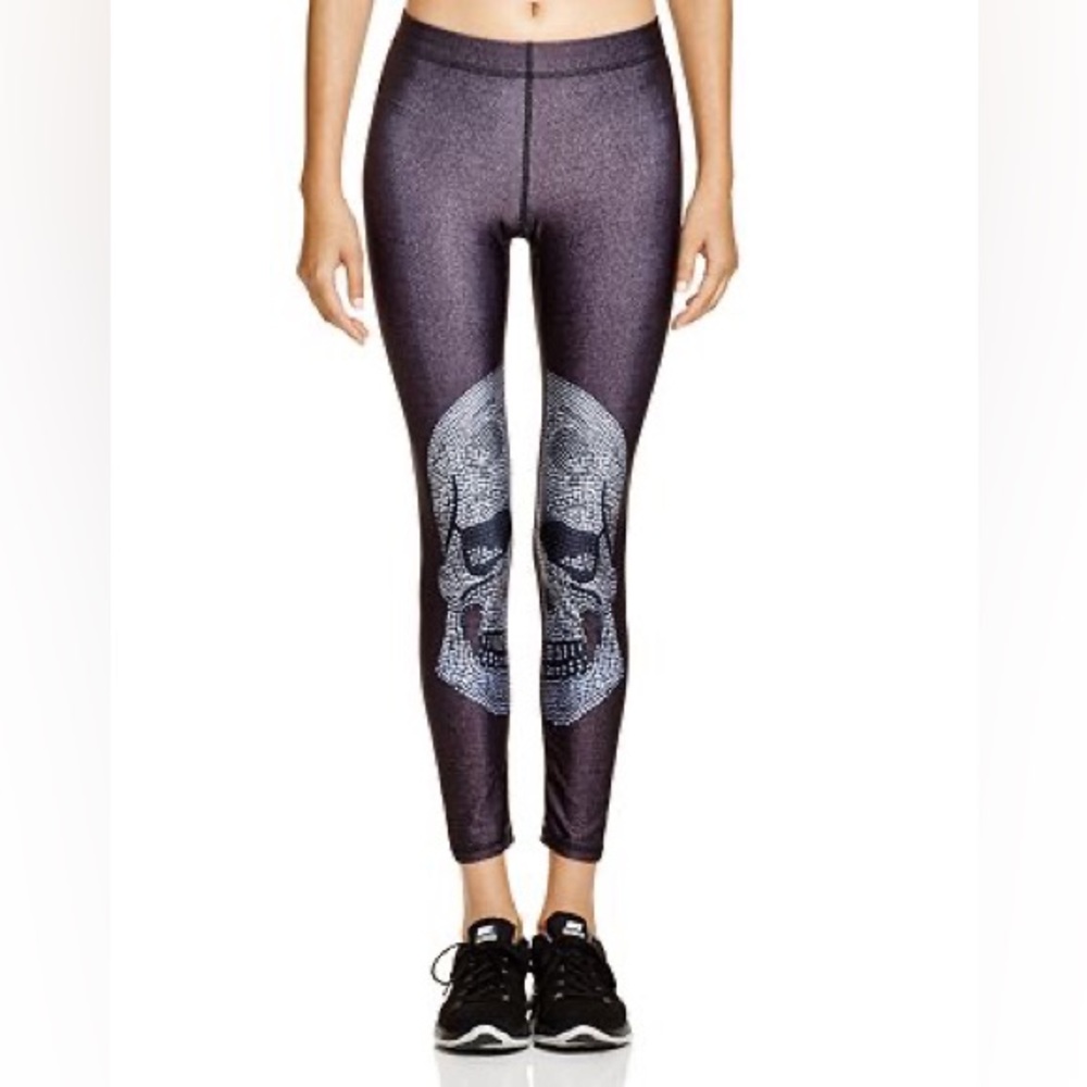 Terez crystal skull leggings